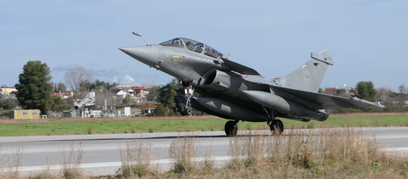 Άσκηση «Skyros»: Εντυπωσιακές εικόνες με τα γαλλικά Rafale στην Τανάγρα